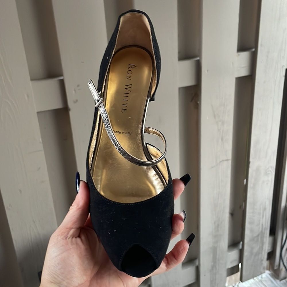 Ron white made in Italy 38.5 chunky heel - Picture 7 of 9
